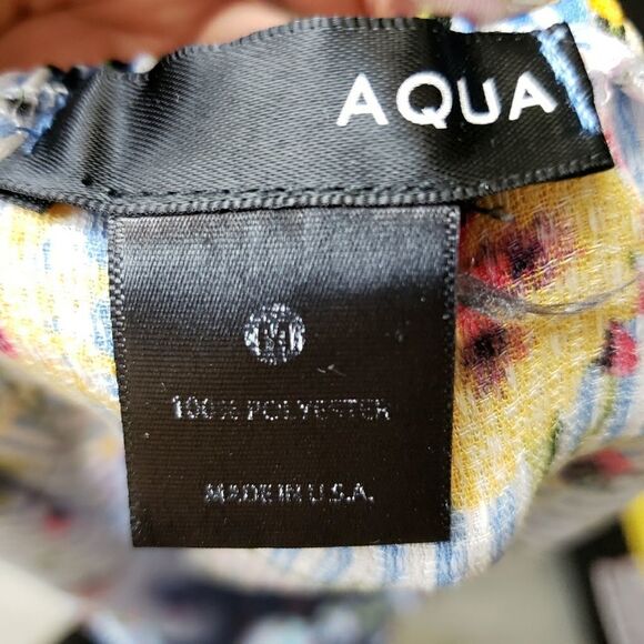 Aqua floral striped romper short - Picture 3 of 6